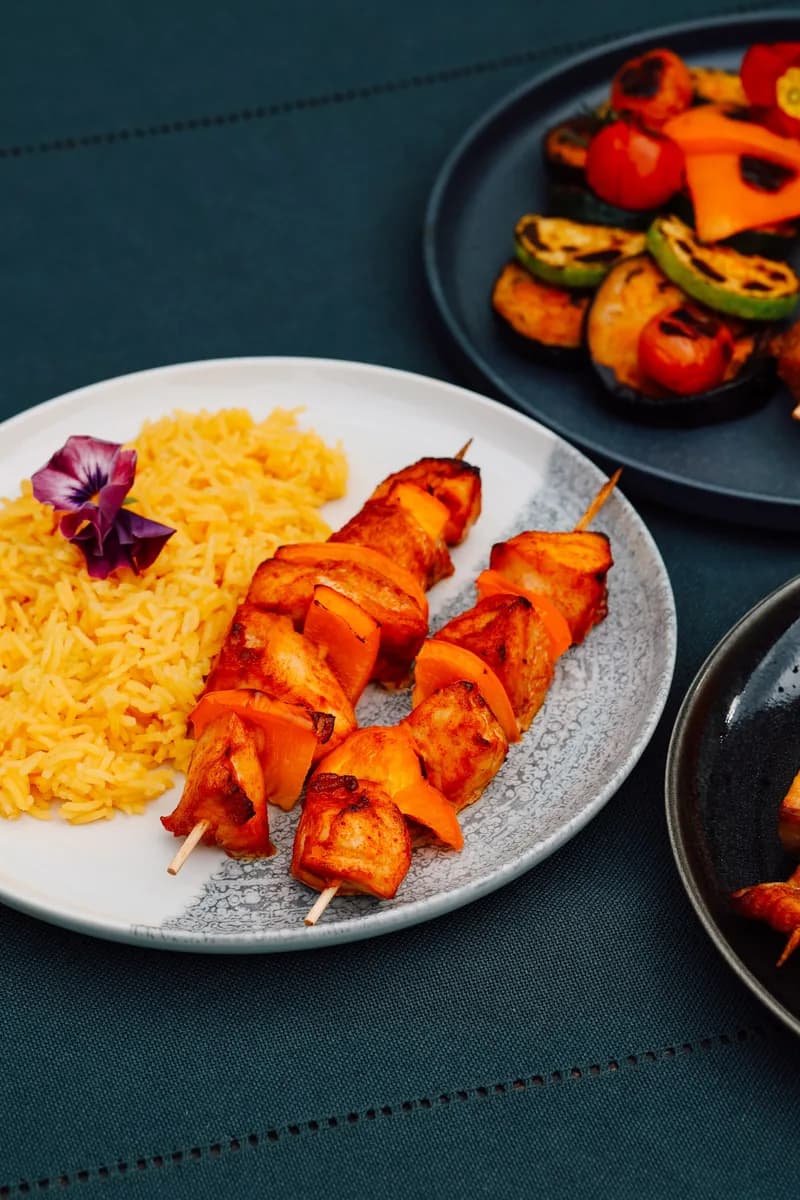 Chicken skewers